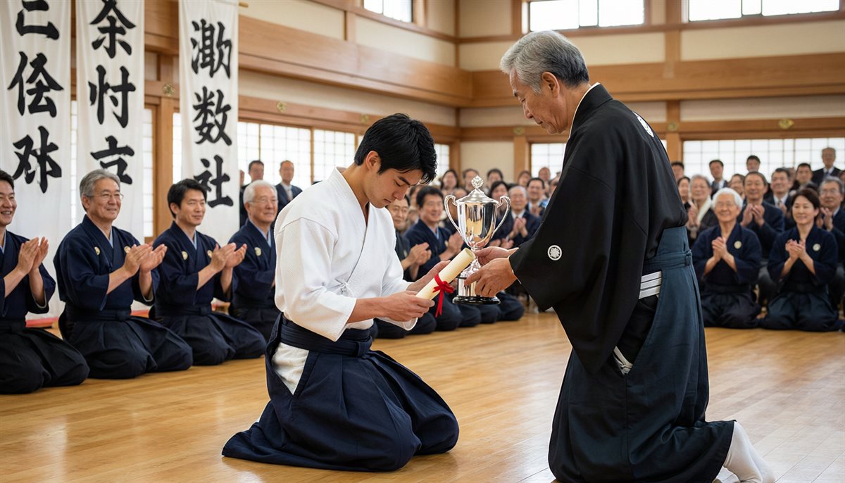 高桥龙也卫冕成功 剑道赛场统治力尽显